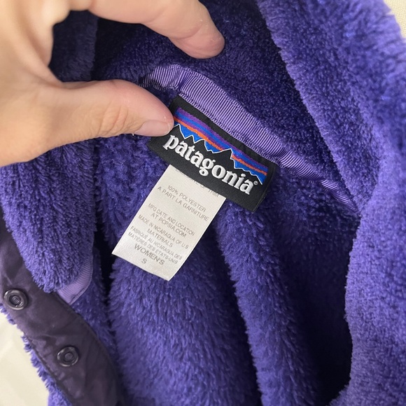Patagonia purple fleece pullover - Picture 5 of 6